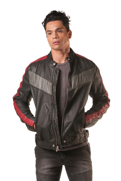 Sidero Moto Leather Jacket - Leather Jacket - denimkratos