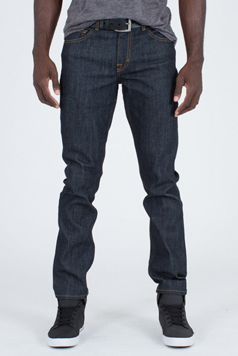 Dynami Raw Slim Straight Fit Indigo Denim Jeans - Denim Jeans - denimkratos