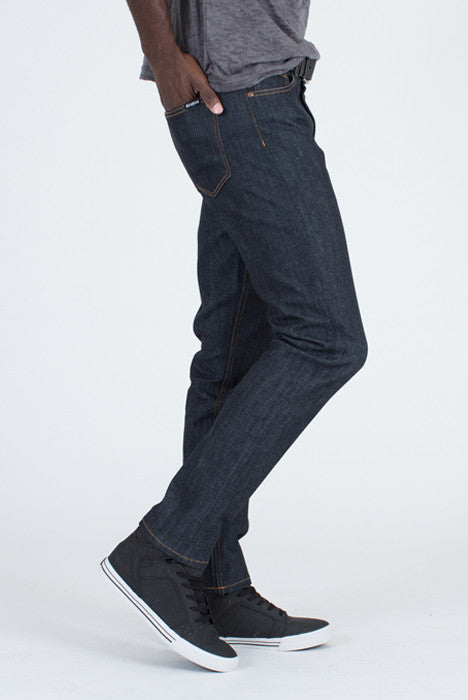 Dynami Raw Slim Straight Fit Indigo Denim Jeans - Denim Jeans - denimkratos