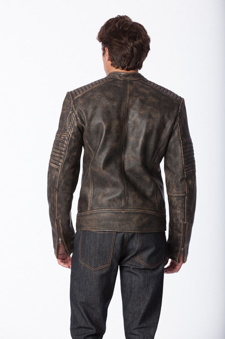 Dasaki Moto Leather Jacket - Leather Jacket - denimkratos