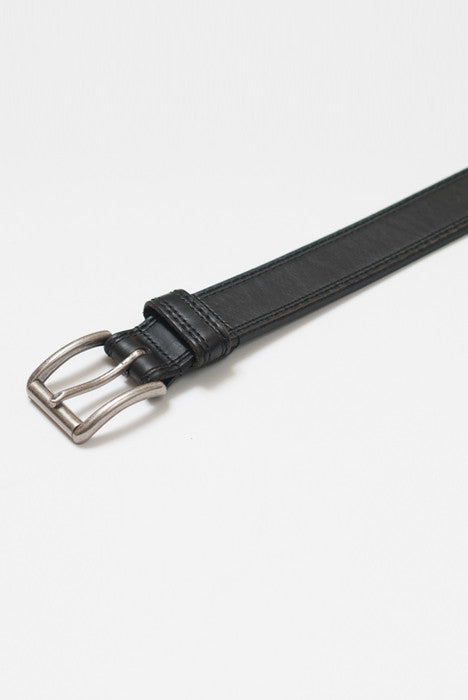 Memphis Black Leather Belt - Belts - denimkratos